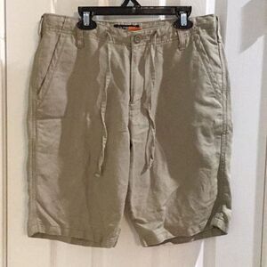 Express‎ Khaki Men’s Shorts Size 28 Elastic Waist